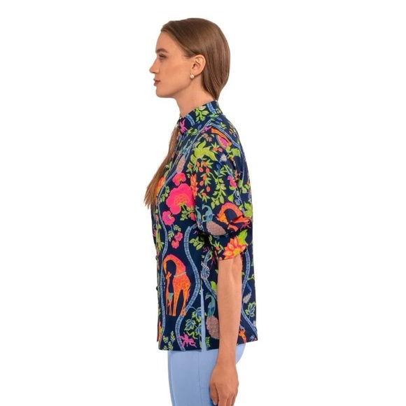 Gretchen Scott Designs Forget Me Knot Top-Jungle
Symphony - Picture 3 of 11